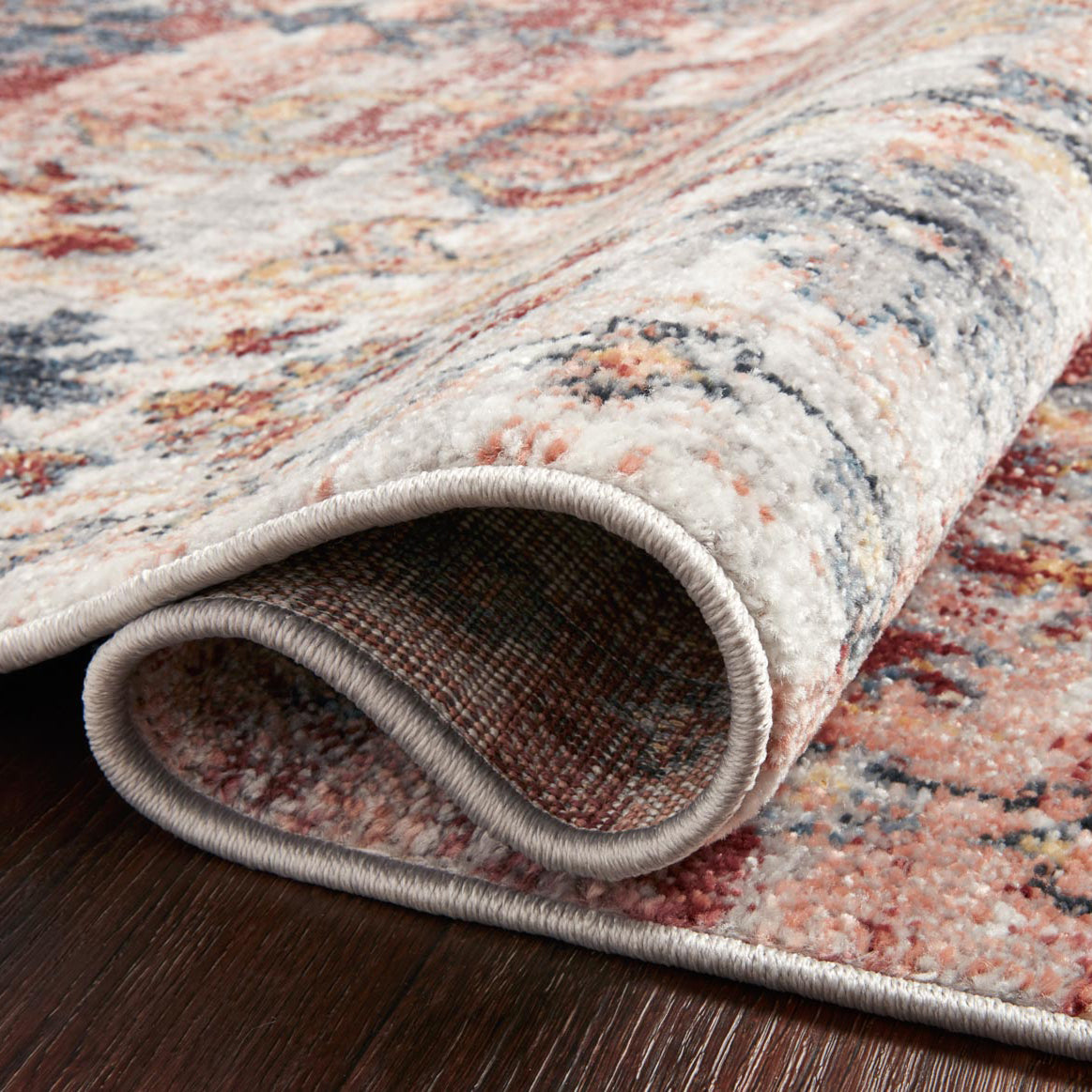Loloi Cassandra Rust/Multi Power Loomed Rug