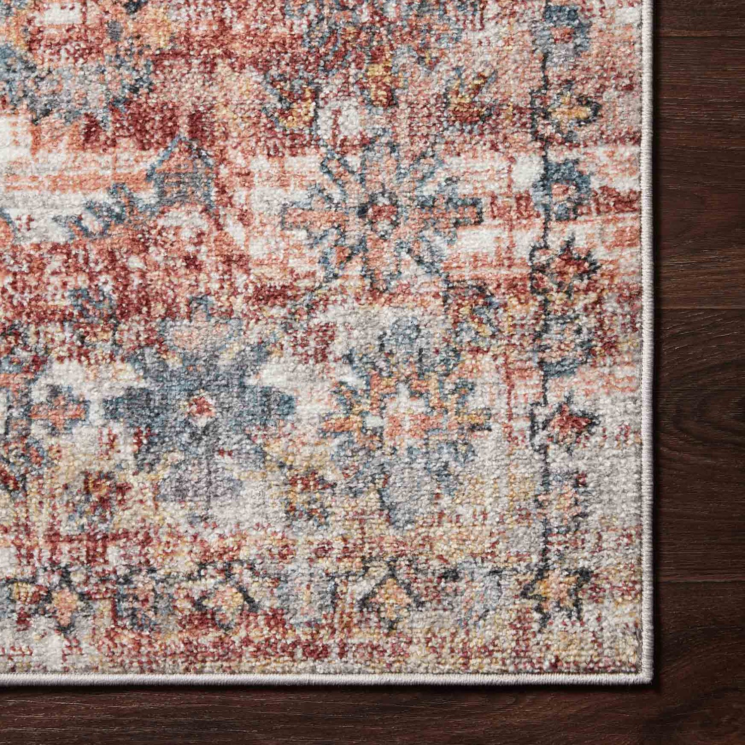 Loloi Cassandra Rust/Multi Power Loomed Rug