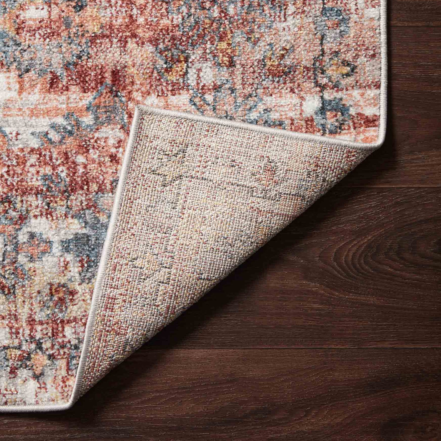 Loloi Cassandra Rust/Multi Power Loomed Rug