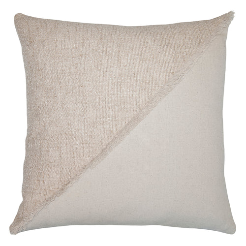 Square Feathers California Natural Demi Throw Pillow
