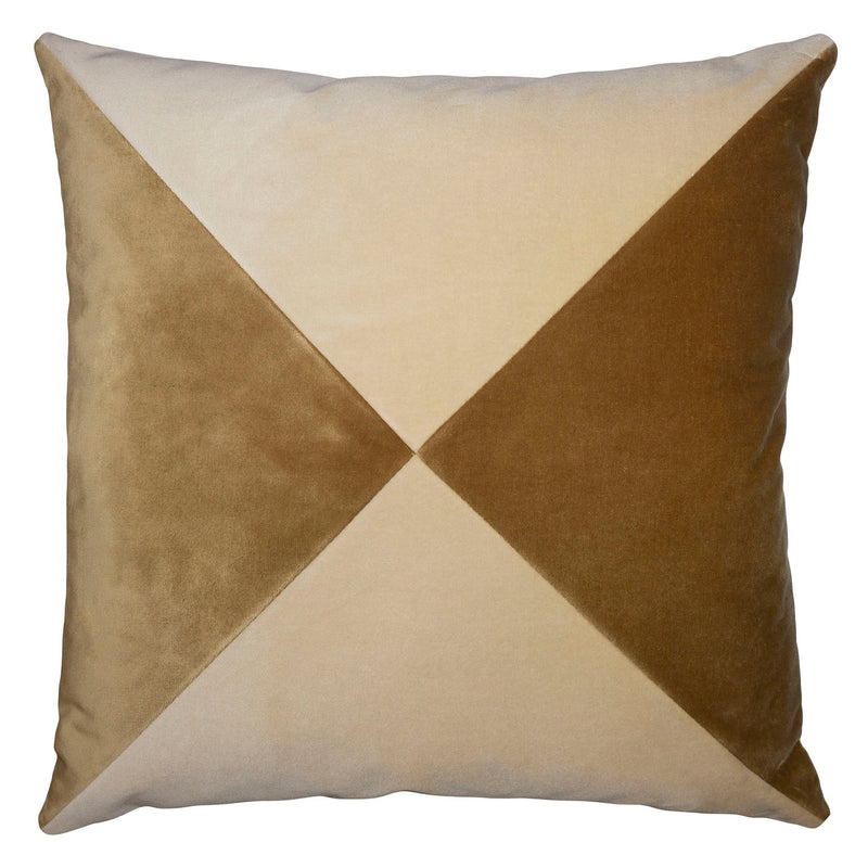 Square Feathers Cameron Cement Honey Throw Pillow