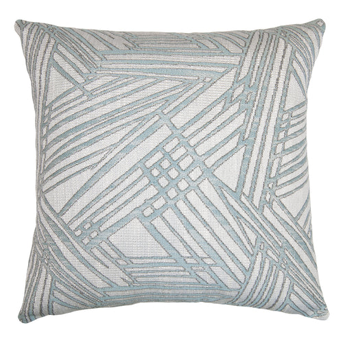 Square Feathers Cay Webb Throw Pillow