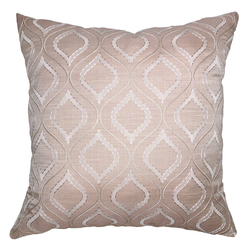 Square Feathers Chloe Amour Throw Pillow