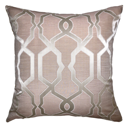 Square Feathers Chloe Path Throw Pillow