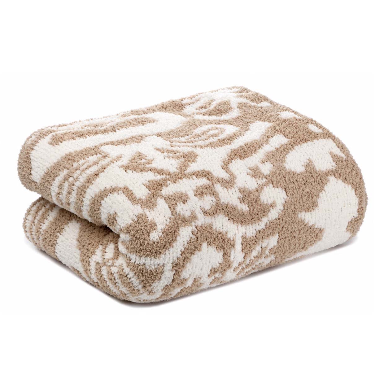 Kashwere Signature Damask Throw Blanket Paynes Gray