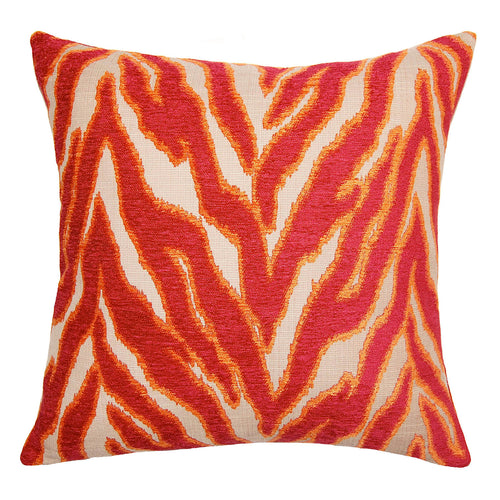 Square Feathers Circus Savage Throw Pillow