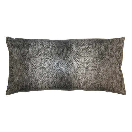 Square Feathers Cobra Throw Pillow