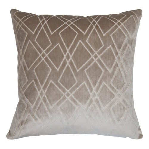 Square Feathers Cortez Shattered Throw Pillow