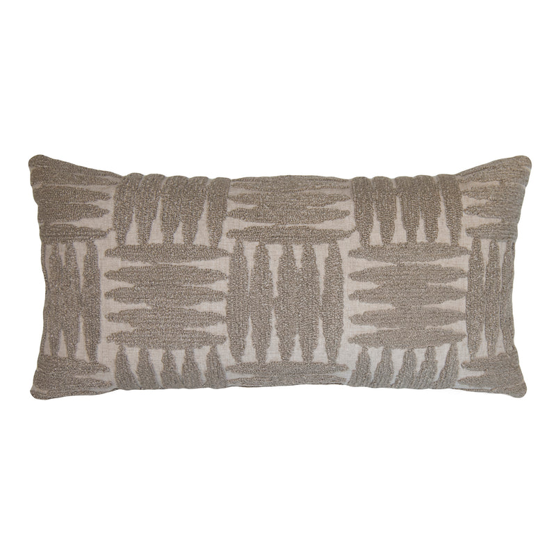 Square Feathers Cortez Vibe Throw Pillow