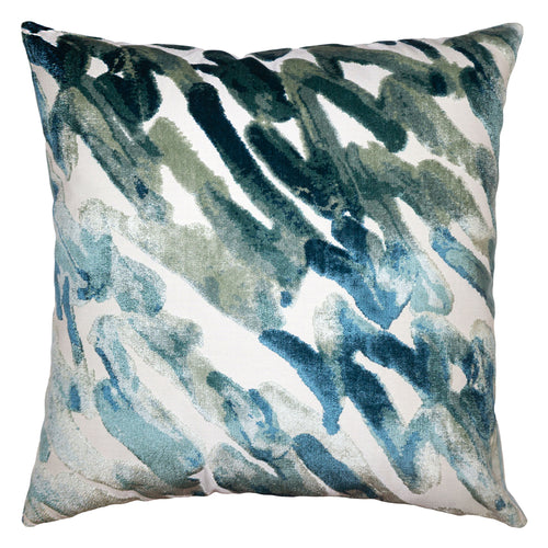 Square Feathers Cosmic Mist Throw Pillow