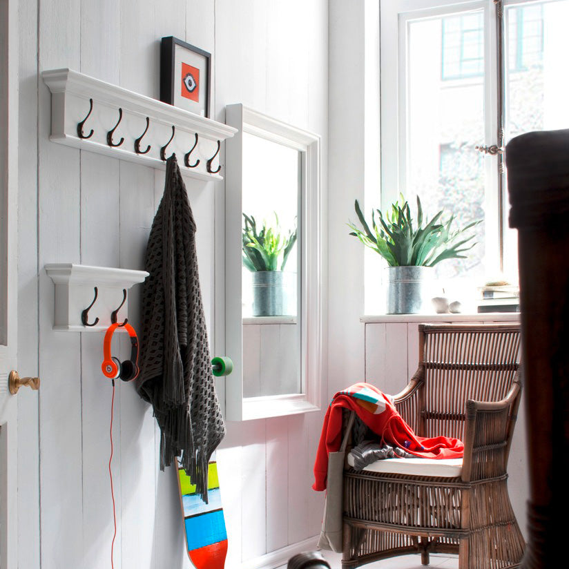 Beckton 6 Hook Wall Coat Rack