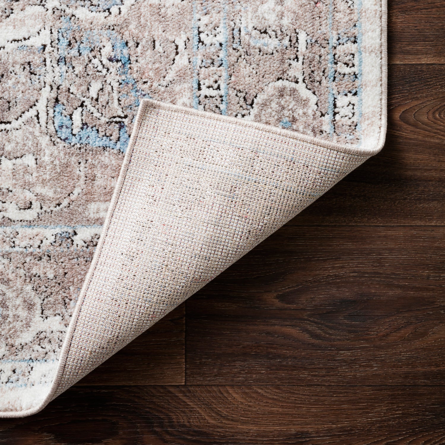 Loloi Dante Ivory/Stone Power Loomed Rug