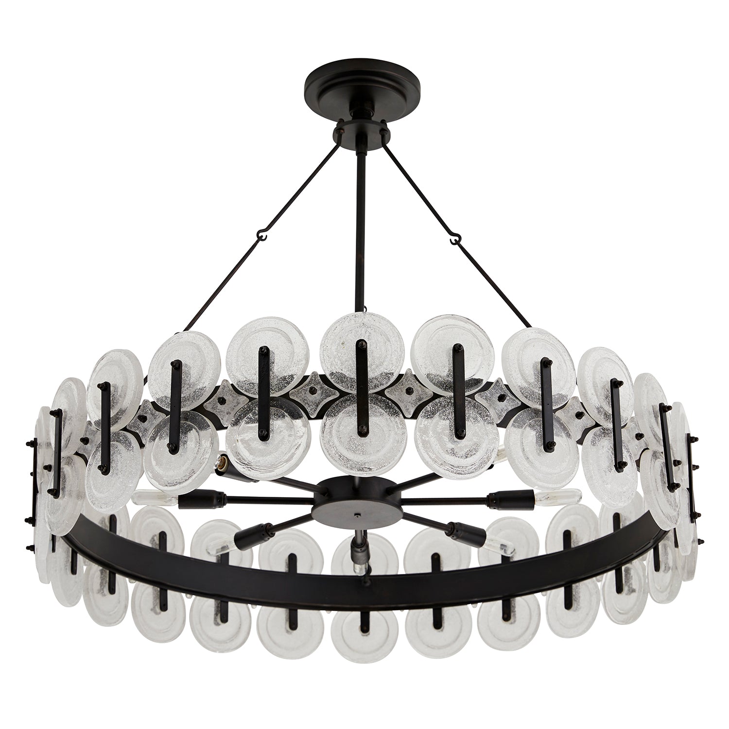 Laura Kirar for Arteriors Rondelle Chandelier