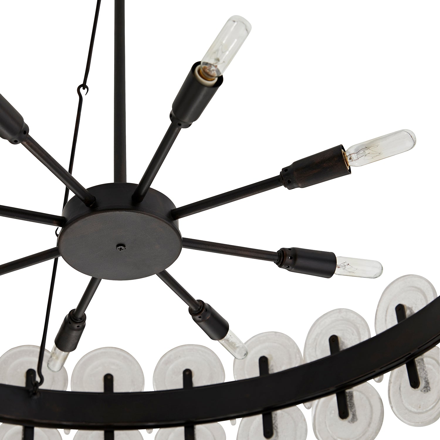 Laura Kirar for Arteriors Rondelle Chandelier