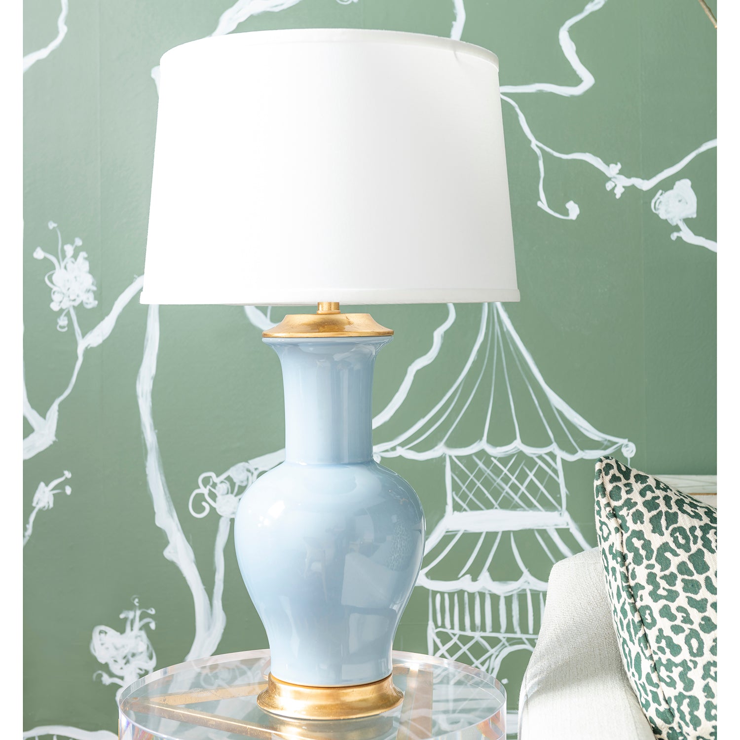Villa and House Acacia Table Lamp Base