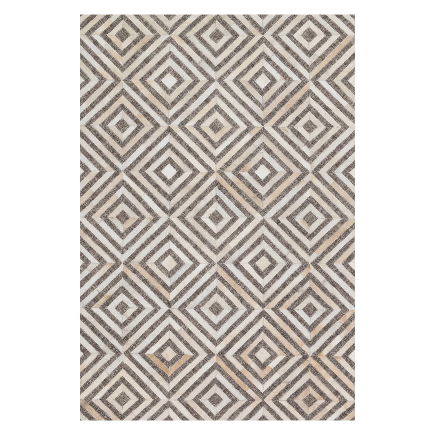 Loloi Dorado Squared Hand Stitched Leather Rug