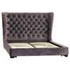 Rostas Tufted Wingback Bed