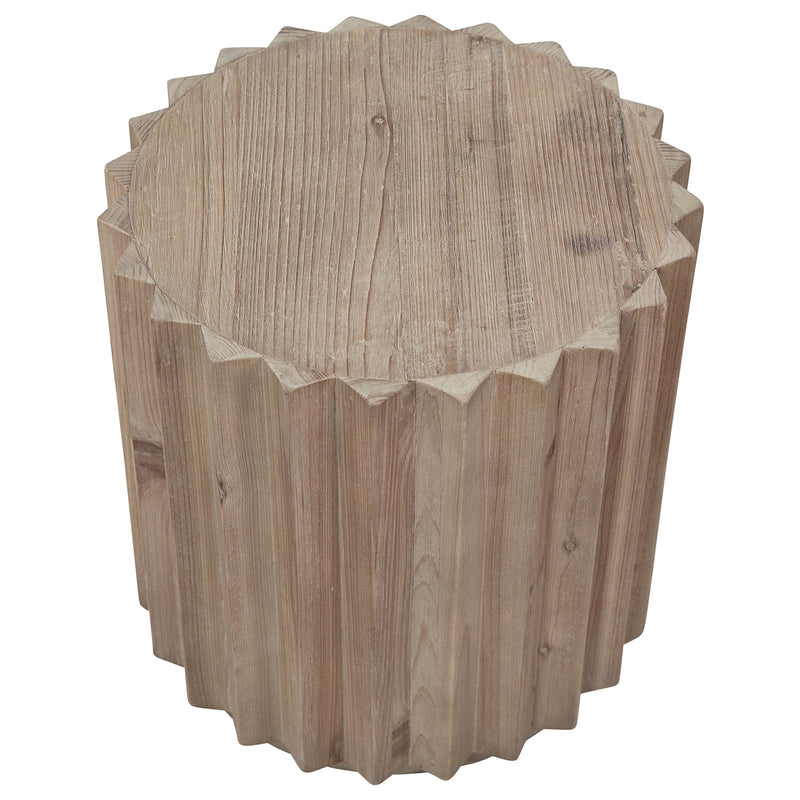 Emerson Fluted Edge End Table