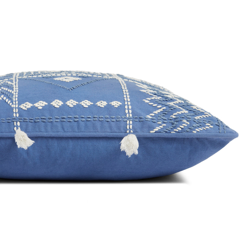 Loloi Dawn Blue/Ivory Throw Pillow Set of 2