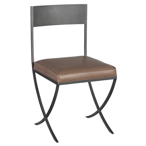 Redford House Darby Leather Dining Side Chair