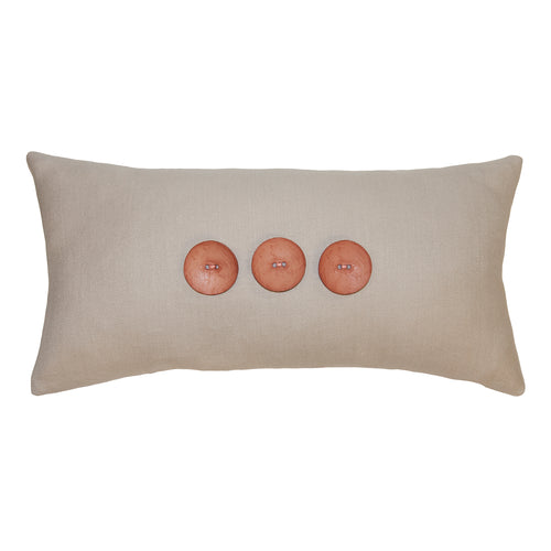 Square Feathers Diego 3 Button Throw Pillow