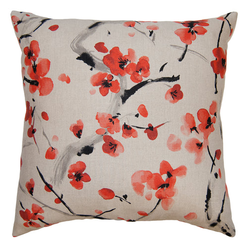 Square Feathers Diego Blossom Throw Pillow