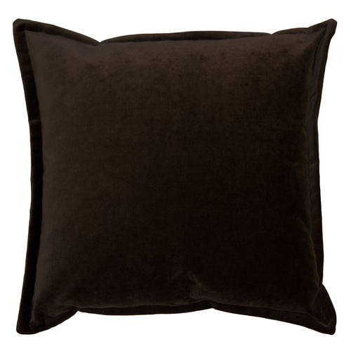Square Feathers Dom Brown Throw Pillow