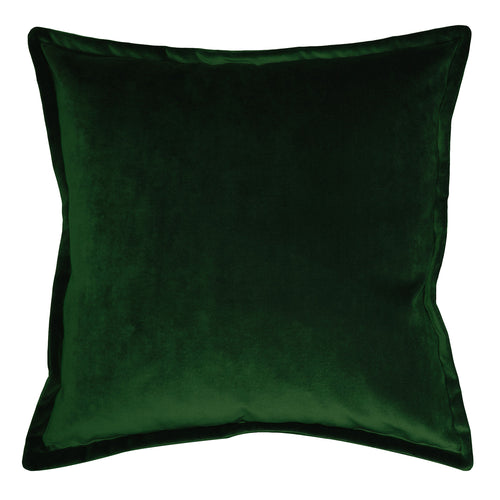 Square Feathers Dom Emerald Throw Pillow