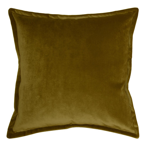 Square Feathers Dom Mustard Throw Pillow