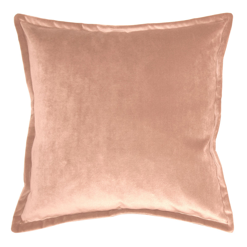 Square Feathers Dom Rose Water Throw Pillow