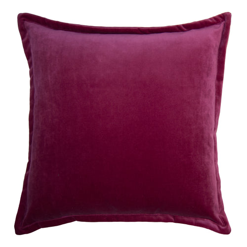 Square Feathers Dom Sangria Throw Pillow