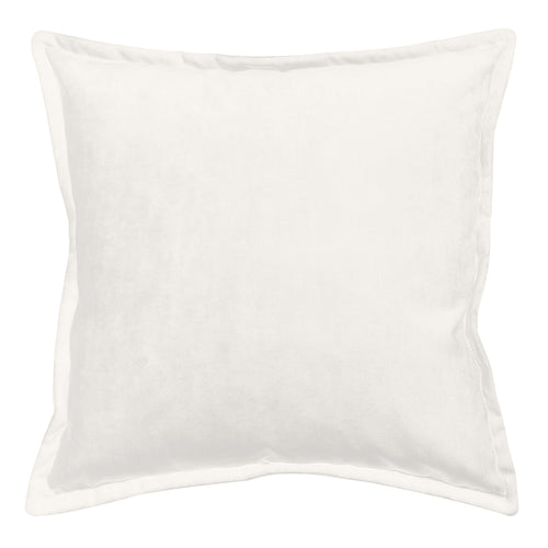 Square Feathers Dom White Throw Pillow