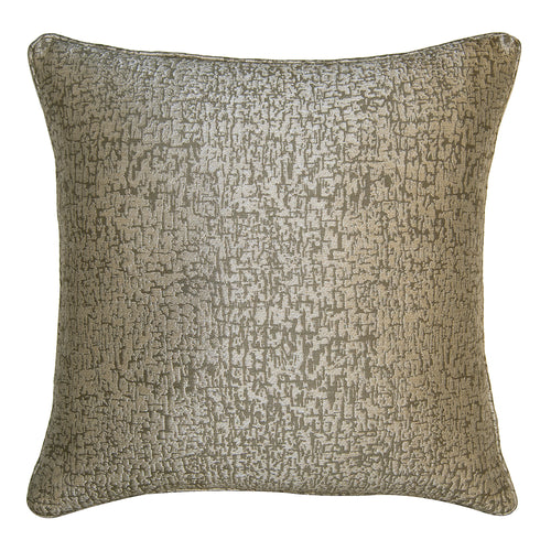 Square Feathers Dune Antique Throw Pillow