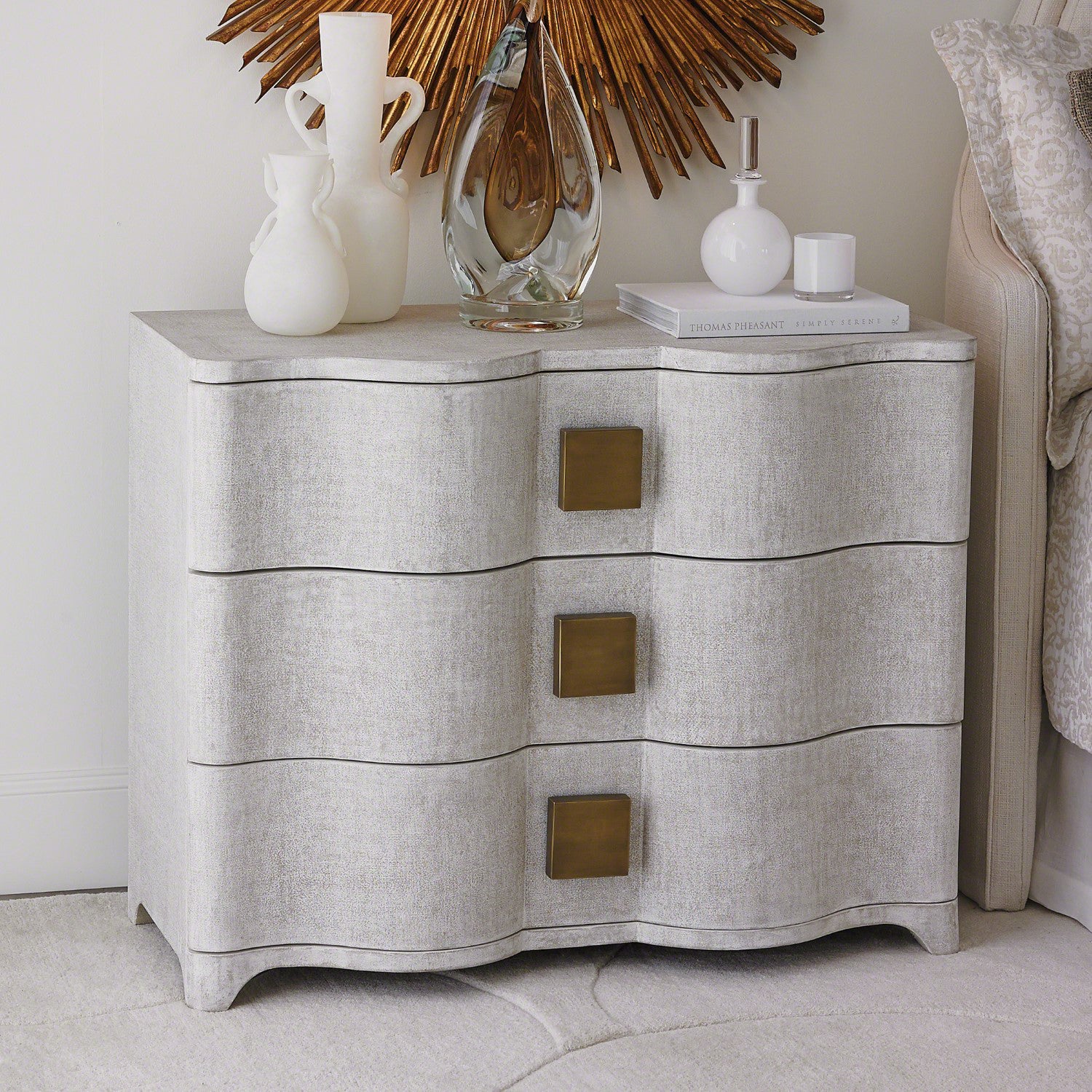 Global Views Toile Linen Chest