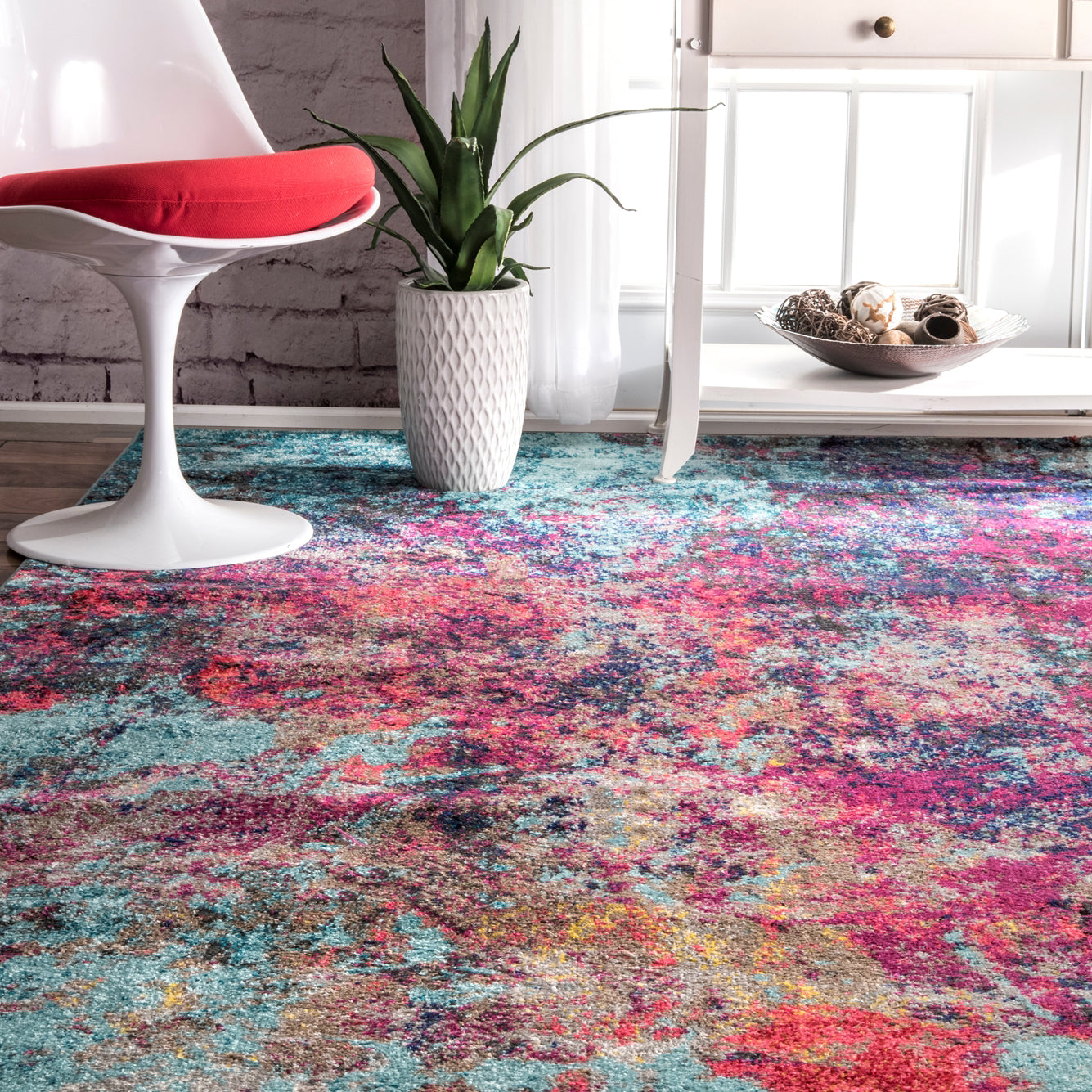 Malta Machine Made Rug – Paynes Gray