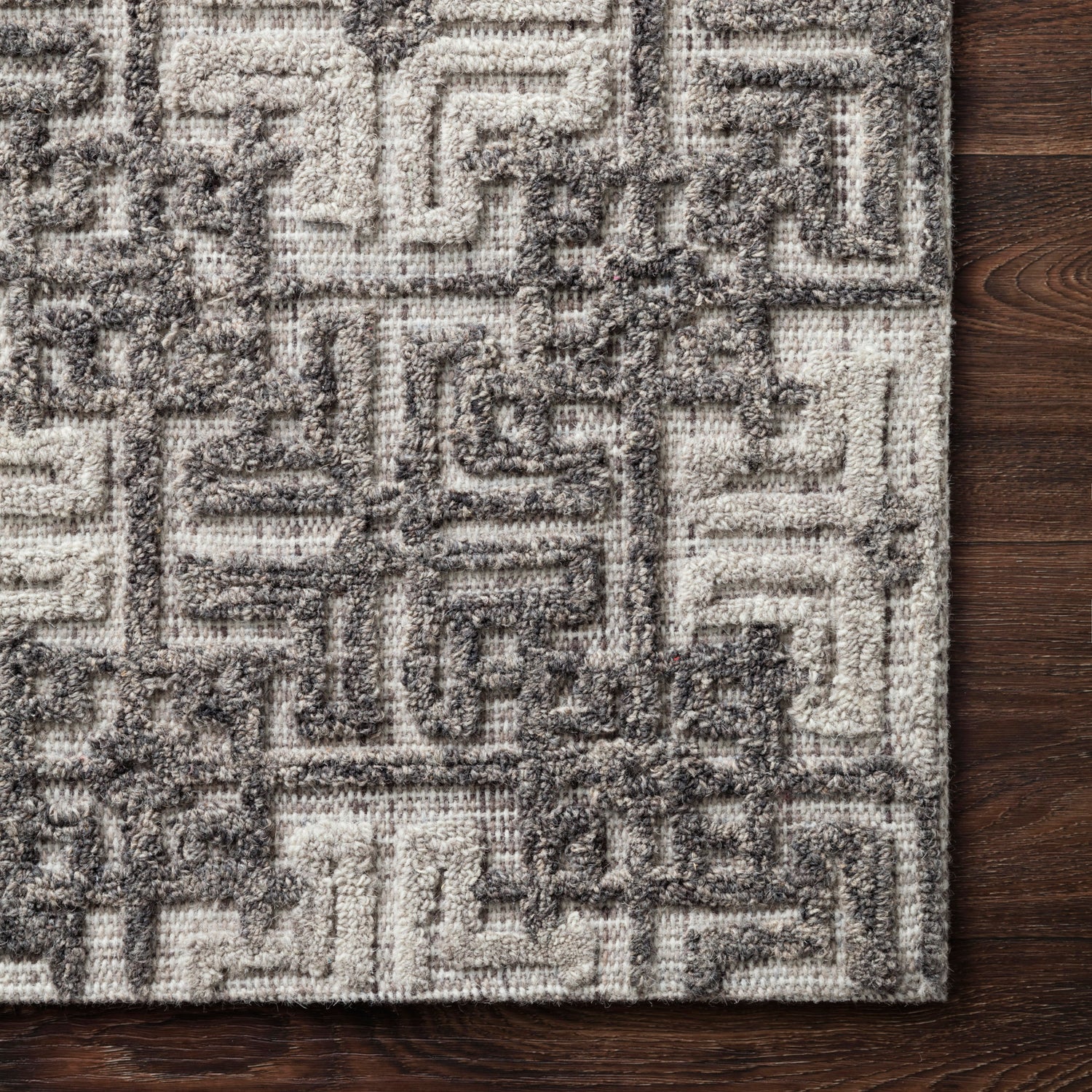 Loloi Ehren Charcoal/Fog Hand Tufted Rug