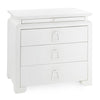 Villa and House Elina 3 Drawer Side Table