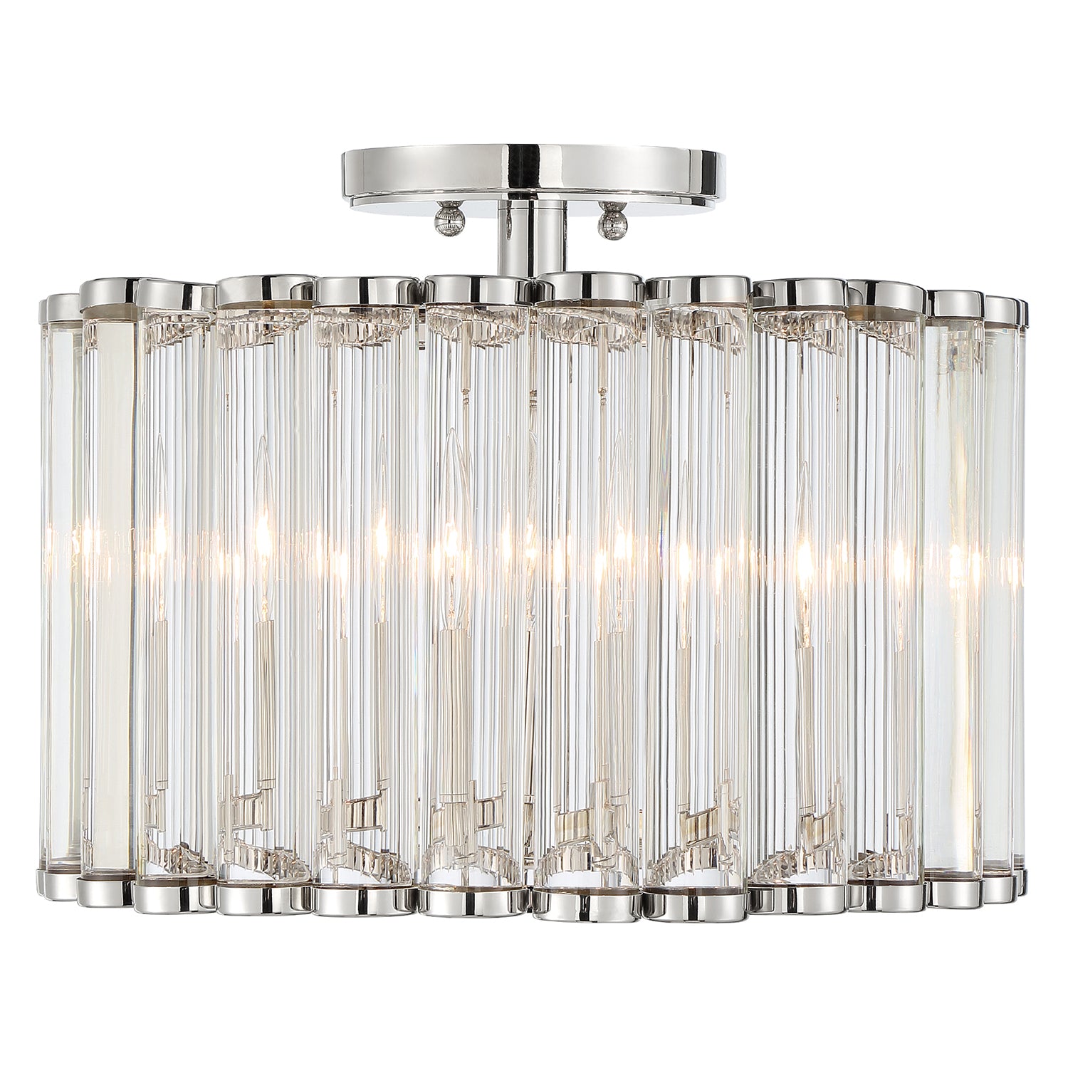 Libby Langdon for Crystorama Elliot Flush Ceiling Mount