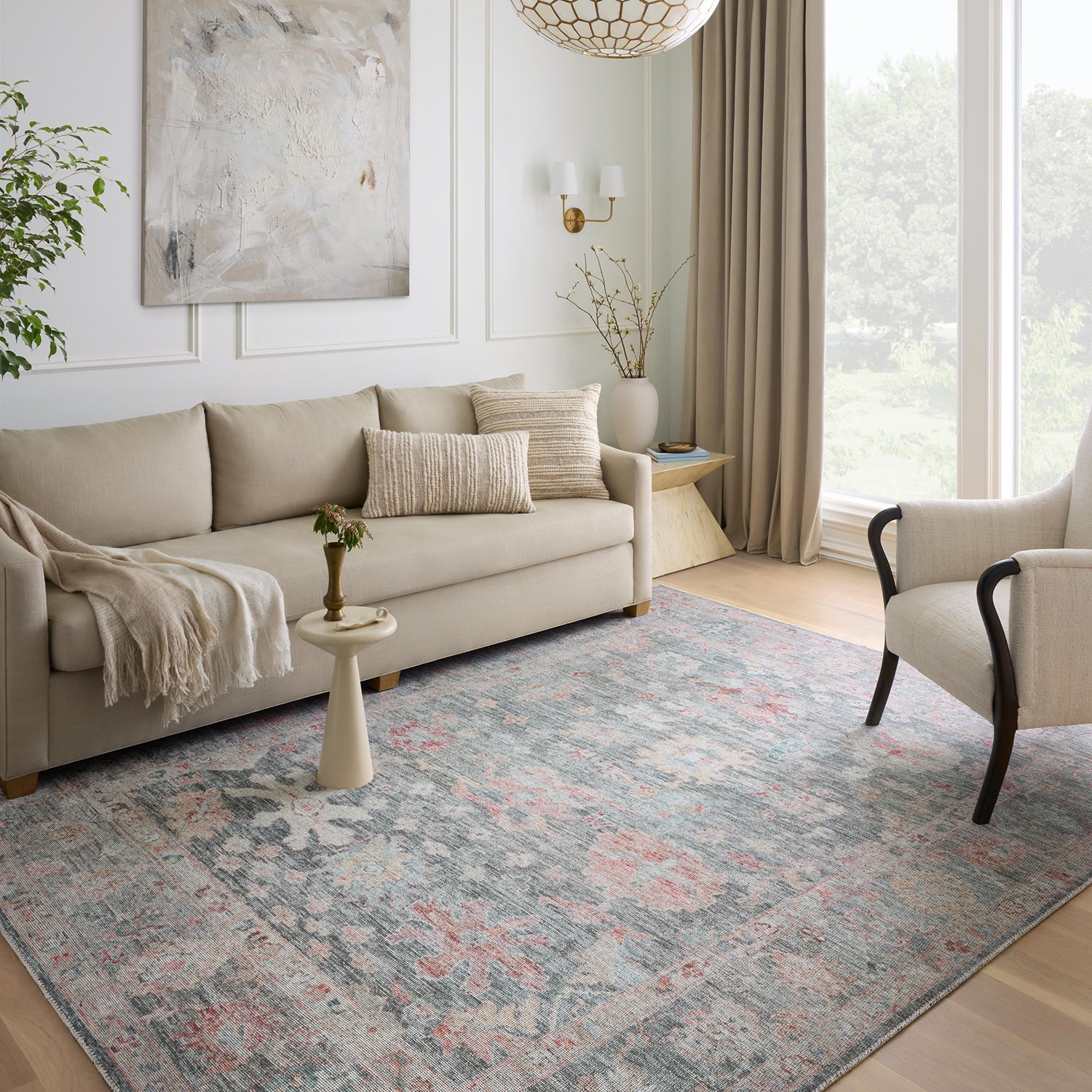 Loloi Elysium Graphite/Multi Power Loomed Rug