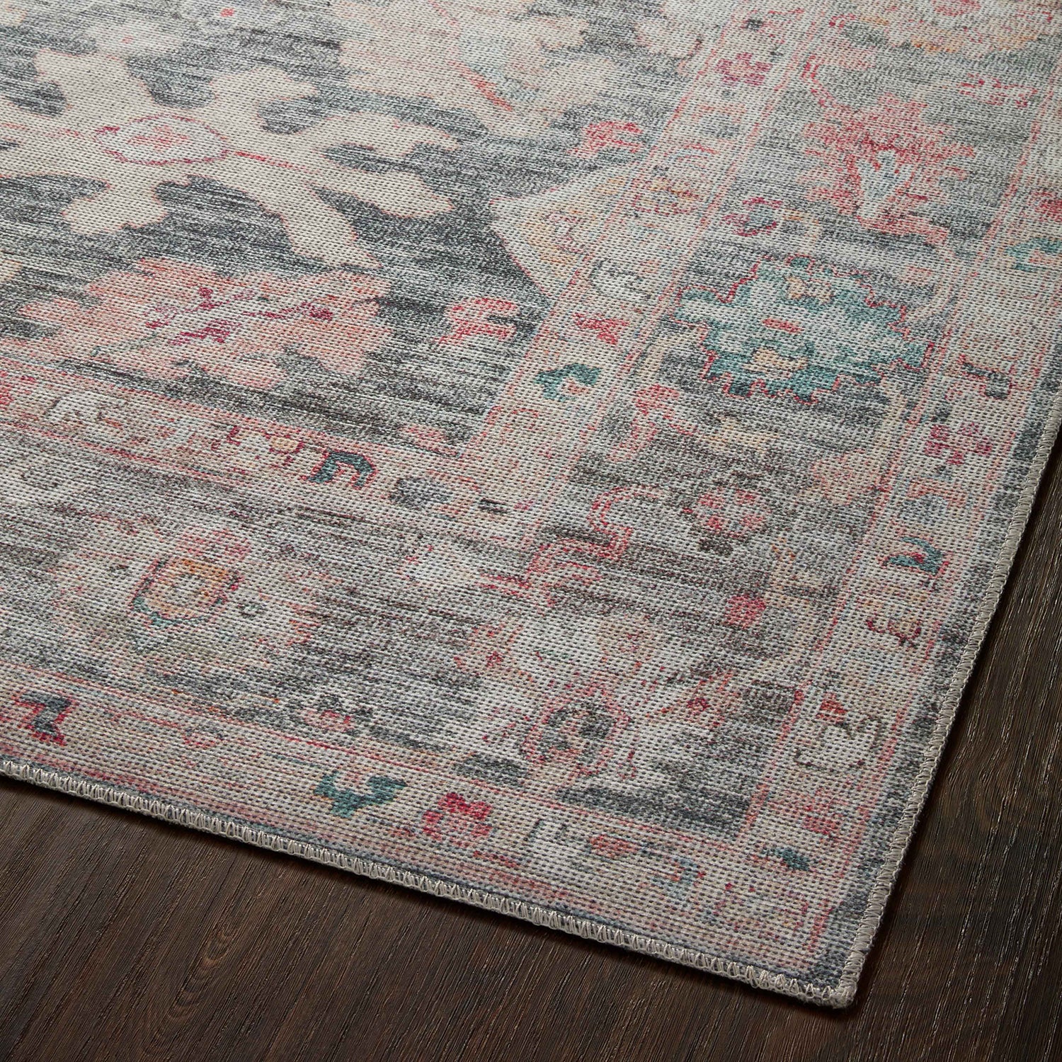 Loloi Elysium Graphite/Multi Power Loomed Rug