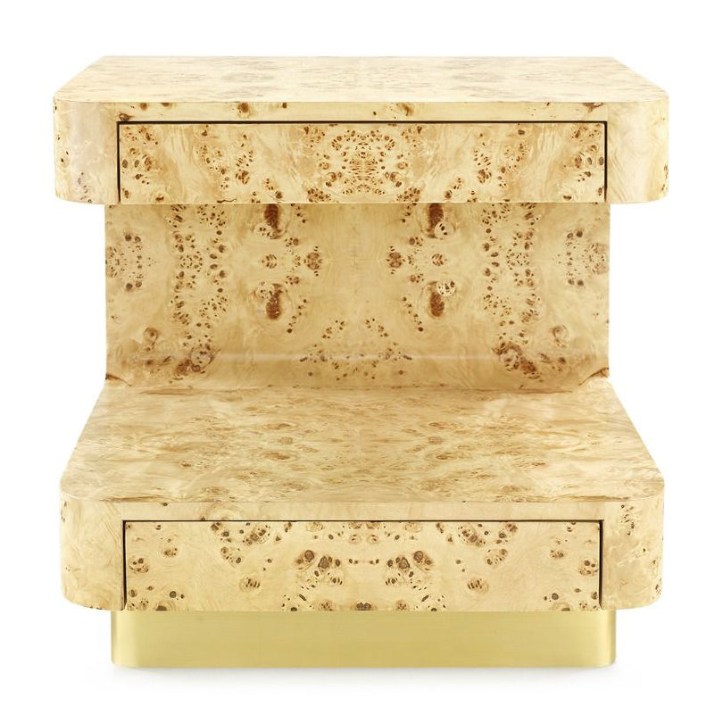 Villa and House Emil 2 Drawer Side Table