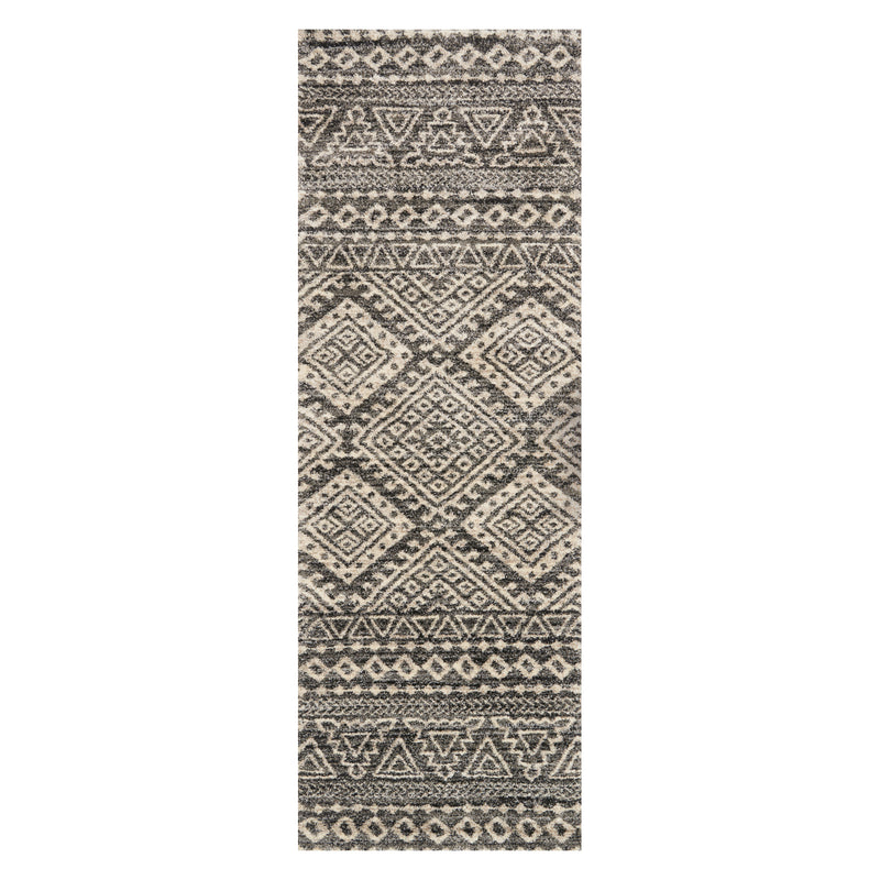 Loloi Emory Graphite/Ivory Power Loomed Rug