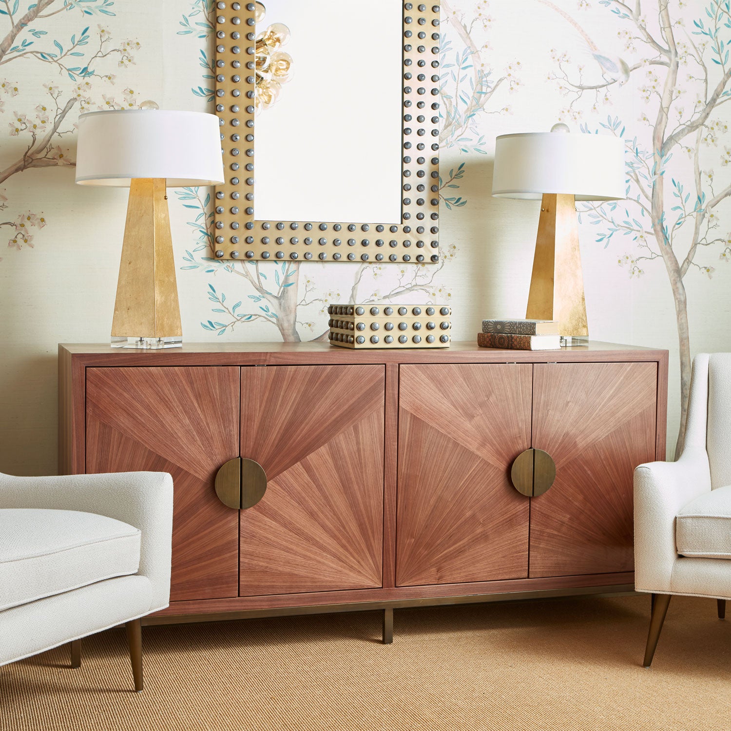 Worlds Away Emory Cabinet - Final Sale