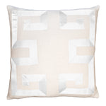 Square Feathers Empire Birch Ribbon Throw Pillow