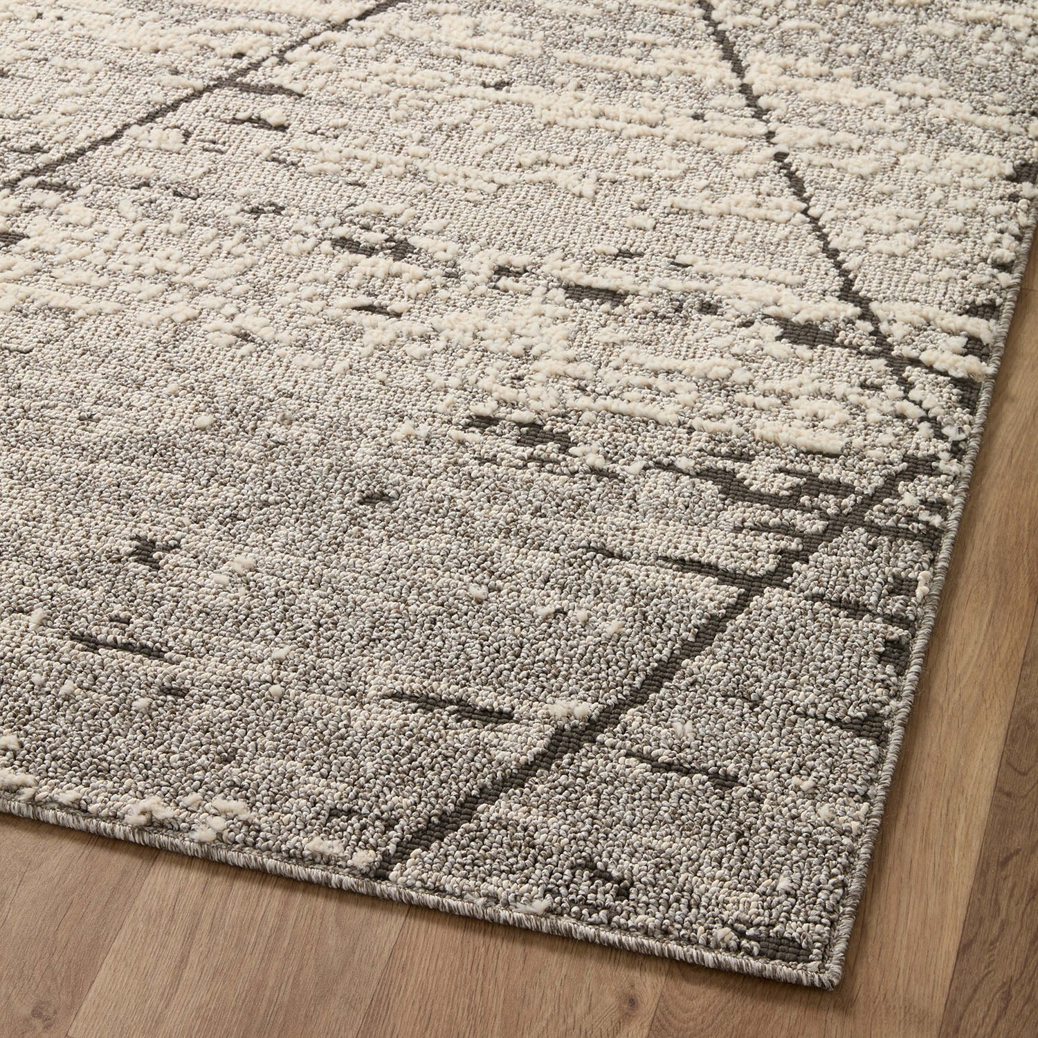 Loloi Fabian Gray/Charcoal Power Loomed Rug
