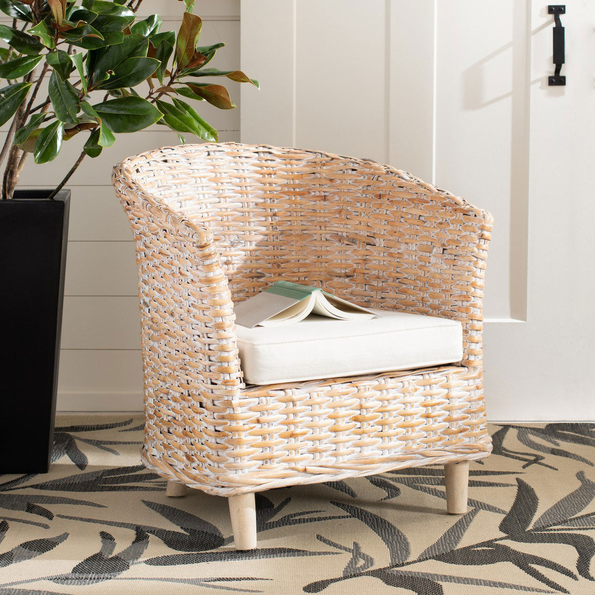 Mercado Rattan Barrel Chair