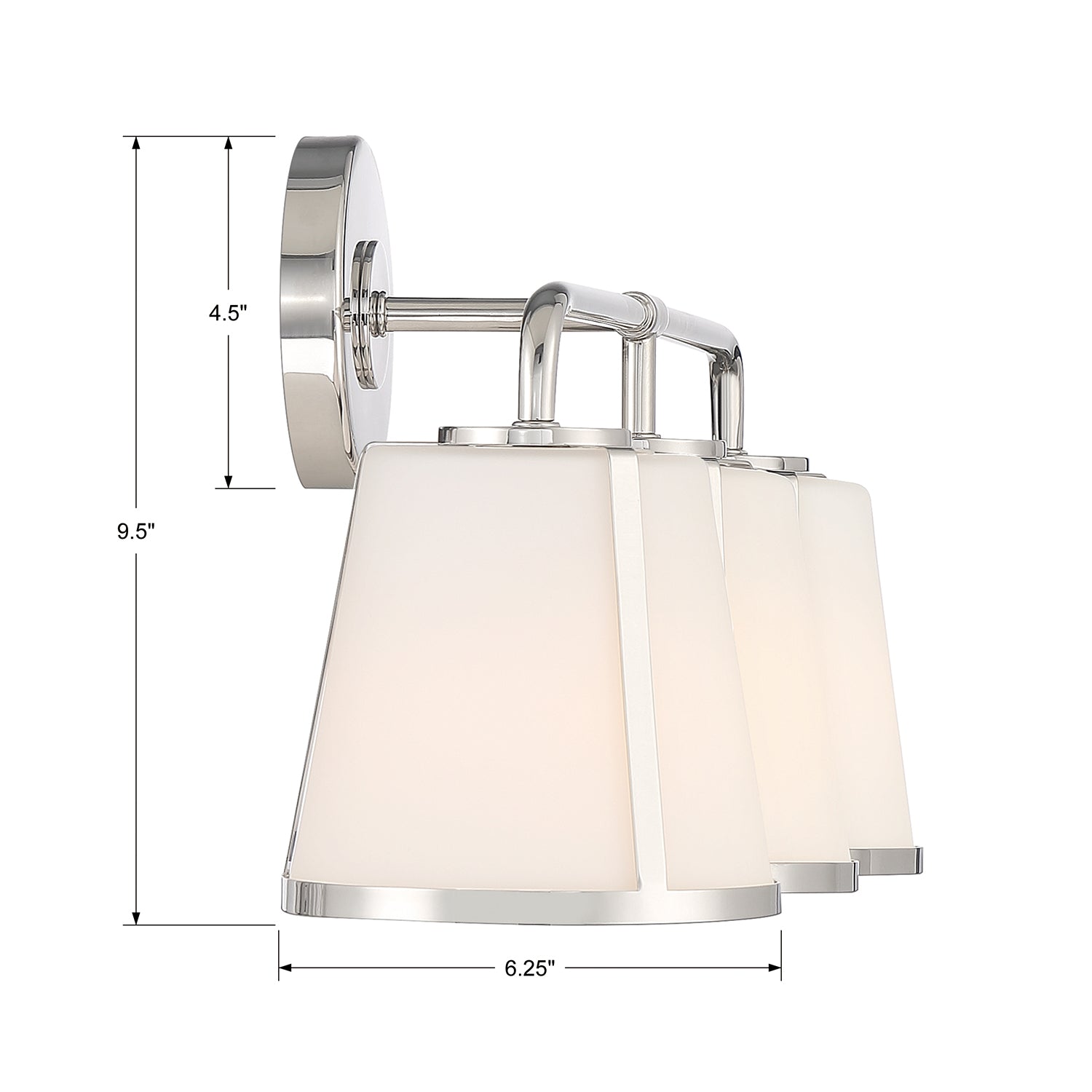 Crystorama Fulton 3-Light Bath Vanity Light