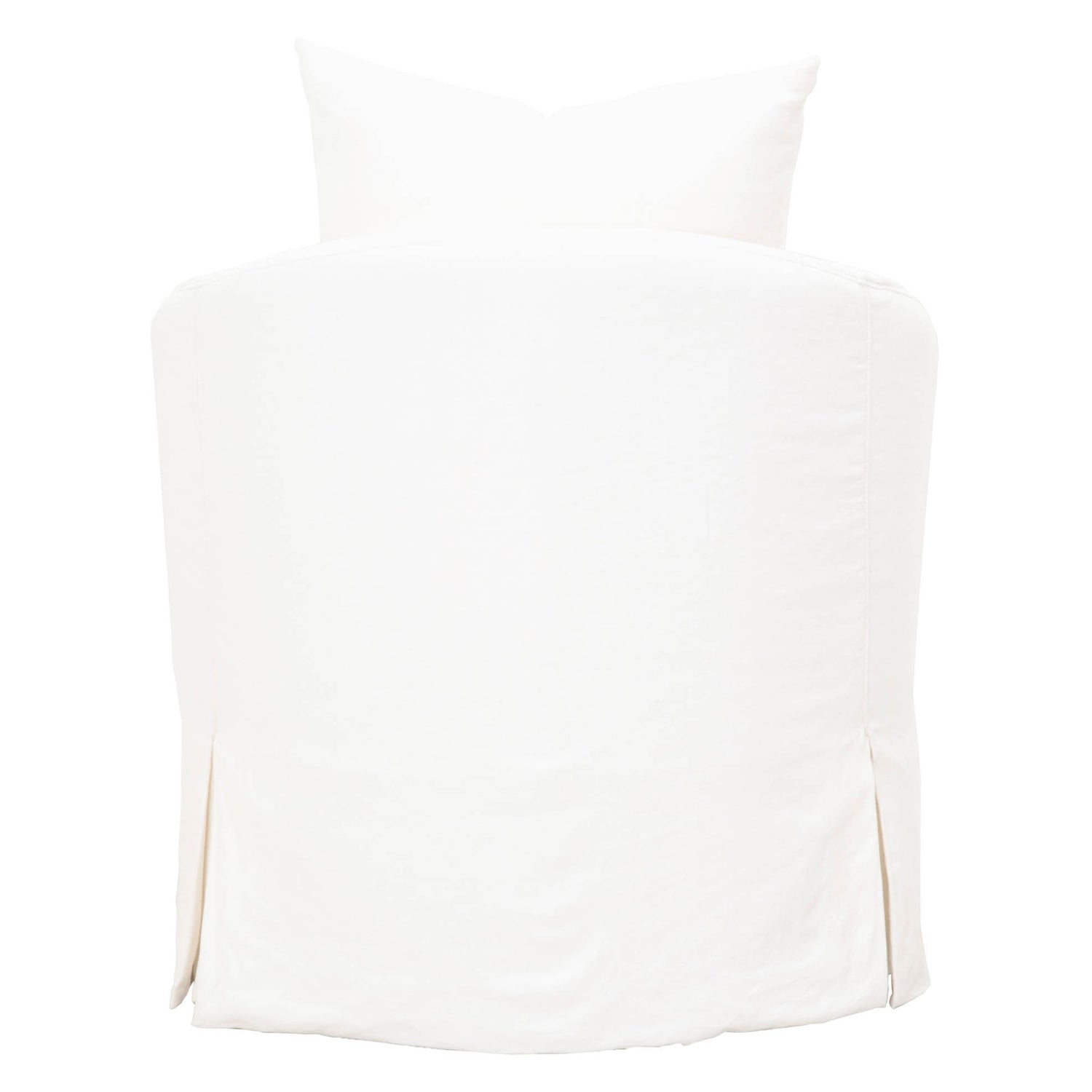 Faye Slipcover Swivel Club Chair