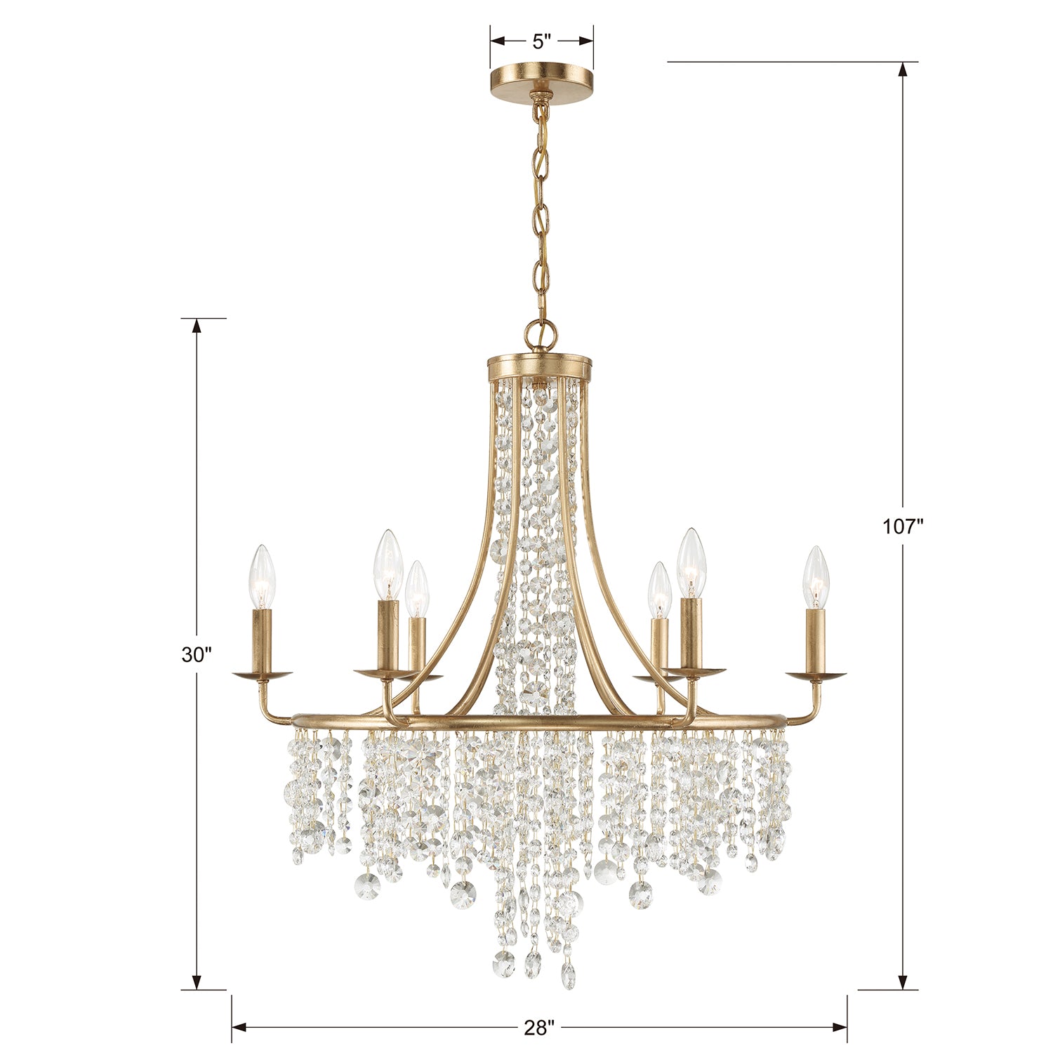 Crystorama Gabrielle Chandelier