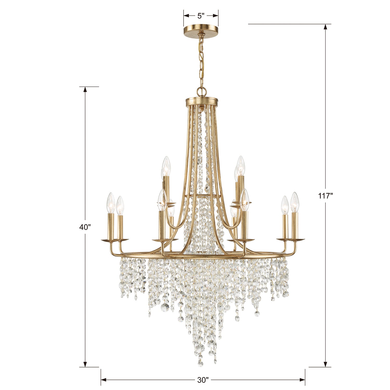 Crystorama Gabrielle Chandelier